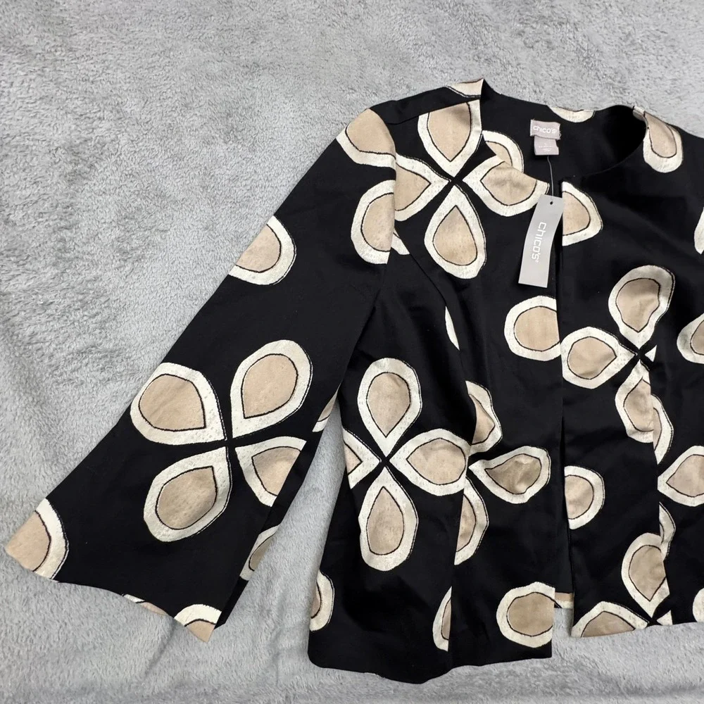 Chico's NWT Women's Short Modern Topper Jacket Women's Size Medium (Chico's‎ 1)